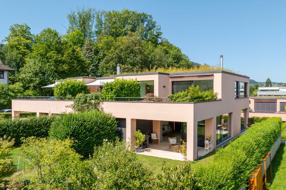 Sonniges 6,5 Zimmer Einfamilien-Eckhaus mit schönem Garten in Egg/ZH